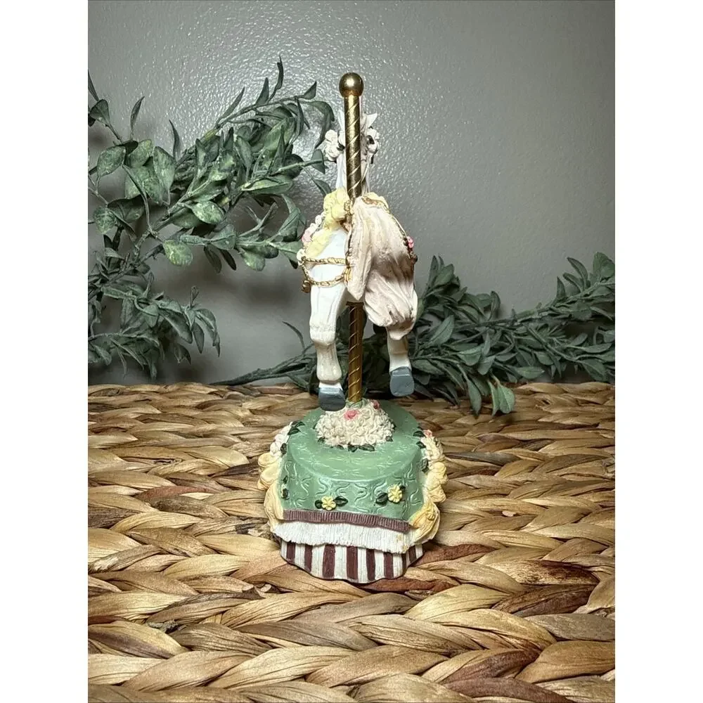 Heritage House Carousel Horse Figurine As Time Goes By Country Fair Decor Vtg